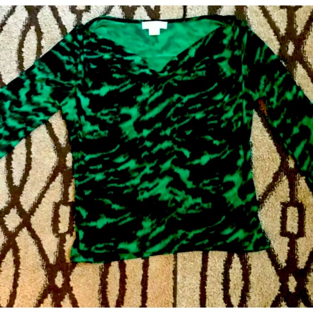 Green top Michael Kors size Medium